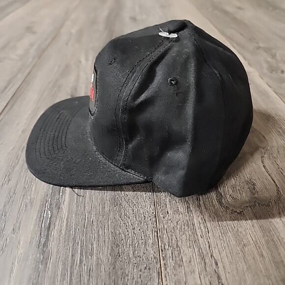 Vintage Kangol Embroidered Snapback Hat Black RARE - Picture 2 of 6